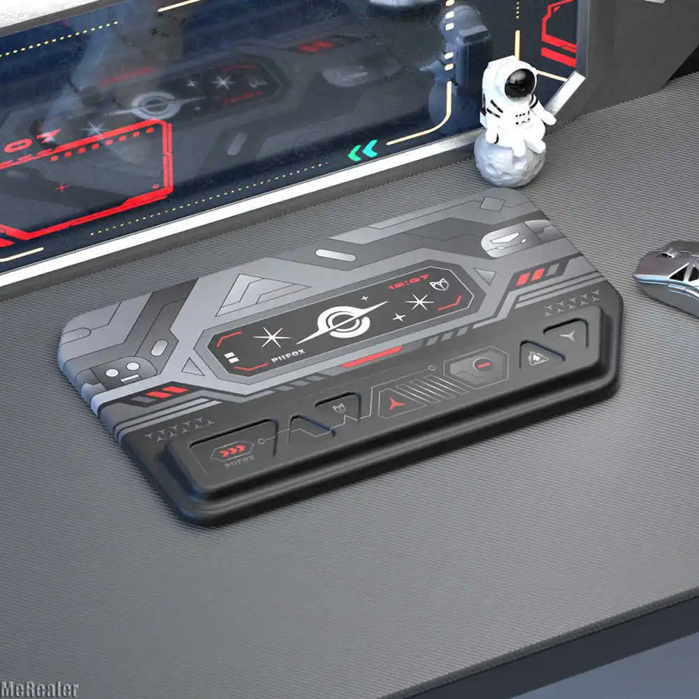 Mecha Style Keyboard Pad Hand Rest 38x24cm Cool for Mechanical Keyboard Wrist Rest Boys Gift Gaming Accessories