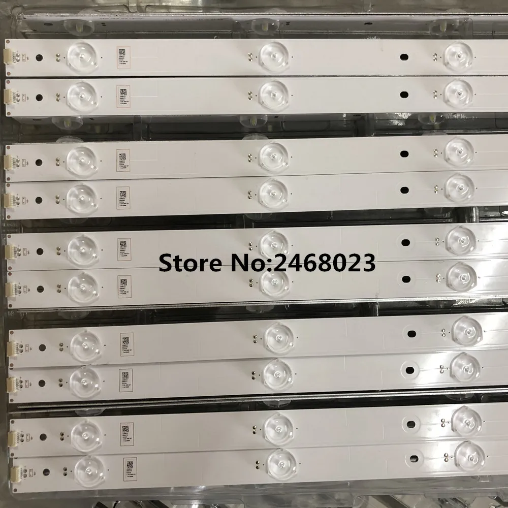 Tira de luces LED de iluminación trasera, accesorio para LED55EC620UA piezas HD550DU-B5 55H7C 55H7B 55H7B2 SVH550AF2_6LED_REV02_150410, 10 LC-55N6000U