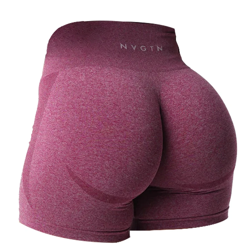 NVGTN Seamless Shorts Seamless High Waisted Shorts for Women Nvgtn Smile Contour Biker Shorts Gym Yoga Workout