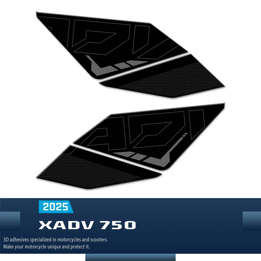 3D Epoxy Side Fairing Protector Decal Kit Anti‑Scratch UV‑Resistant Self‑Adhesive For HONDA X‑ADV750 2025‑2026 Scooter Parts