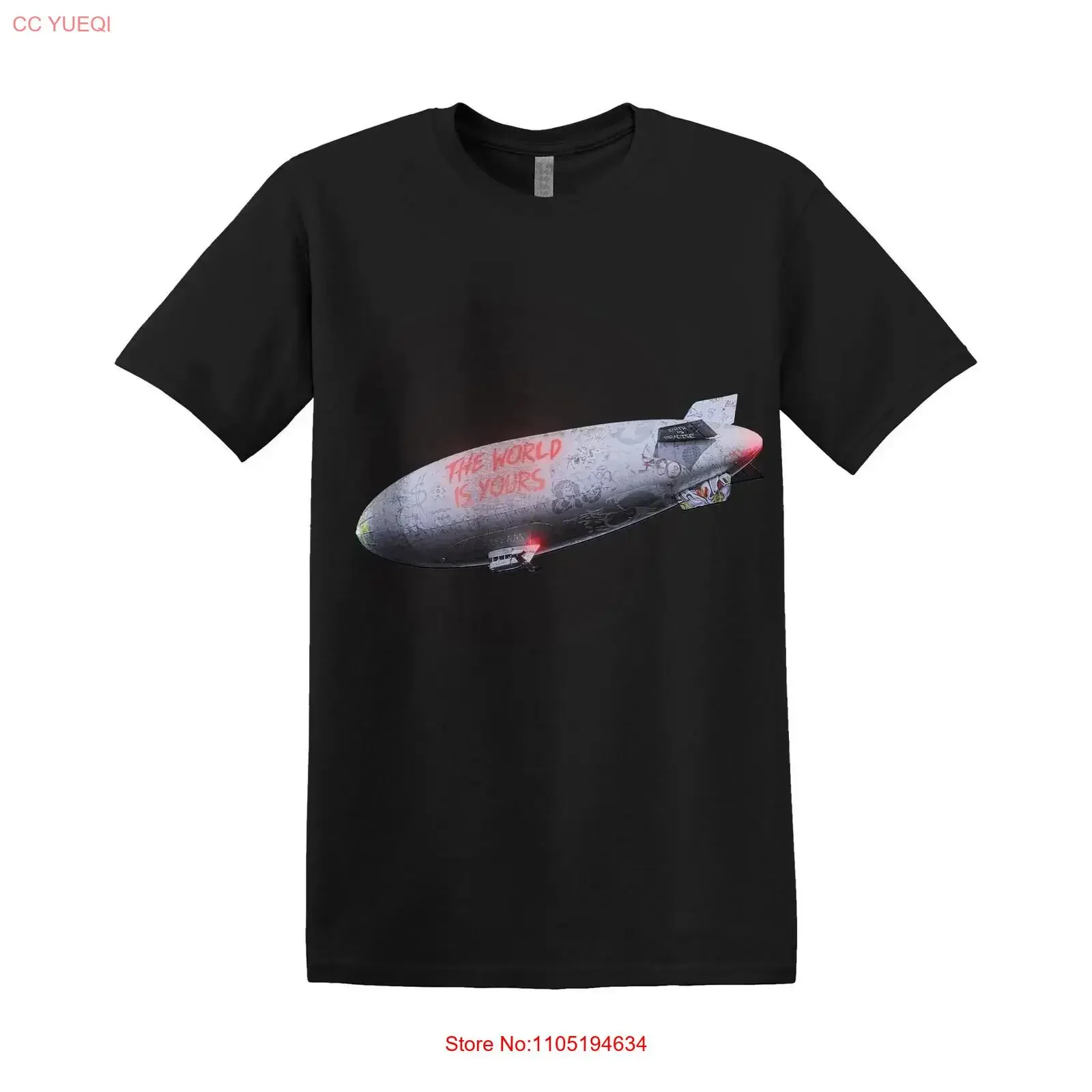 The World Is Yours T Shirt Top Funny Meme Joke Prank Shirtn Clothing Tony Montana Scar Face Blimp Movie Gangster vintage