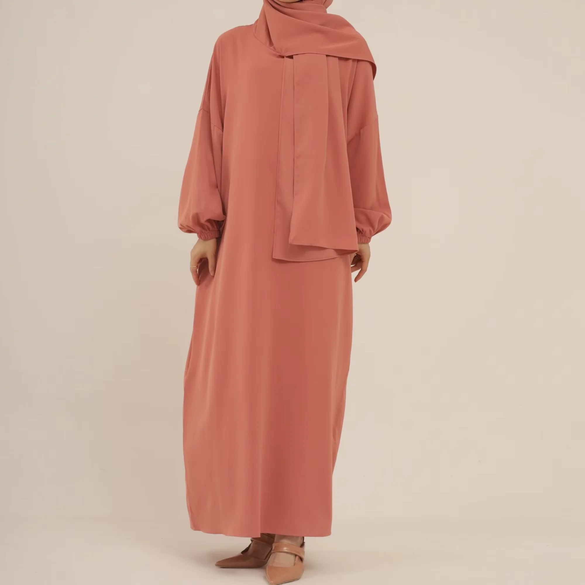 

Eid Hooded Abaya Ramadan Muslim Women Prayer Dress Islam Clothing Arab Robe Dubai Kaftan Caftan Abayas Djellaba Kebaya Jalabiya