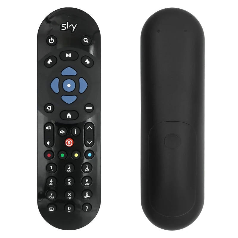 جهاز تحكم عن بعد عالمي جديد بالأشعة تحت الحمراء لوحدة تحكم Sky Q Box TV Top Box URC-168001-00R00 (مع دليل المستخدم)