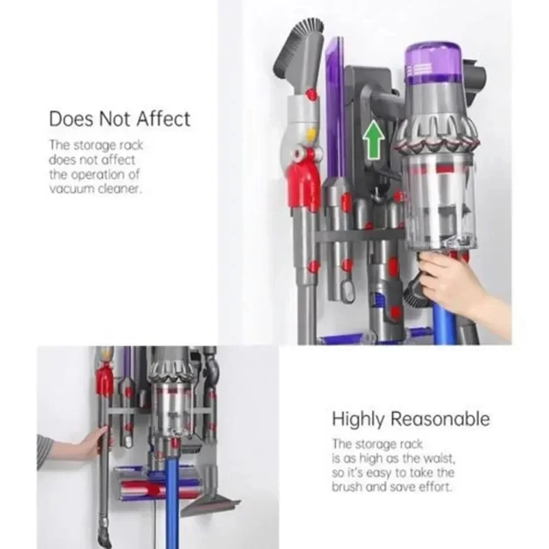 掃除機ヘッドホルダー,収納棚ツール,ノズルクリーニングアクセサリー,dyson v7,v8,v10,v11,v15