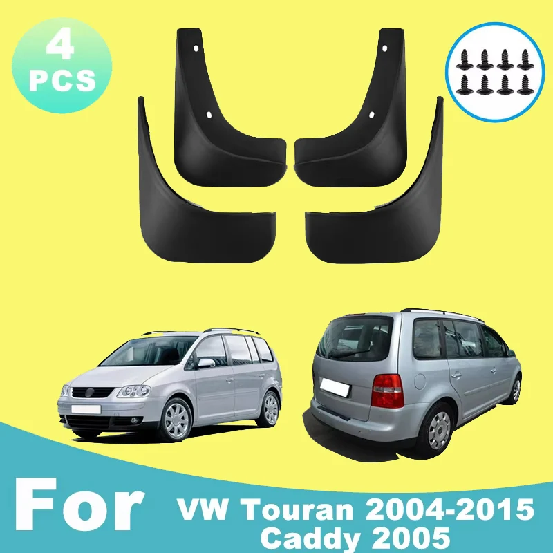 

For VW Touran 2004-2015/Caddy 2005 Automotive Tire Mudguard Waterproof Prevent Mud Splashing Car Mud Flaps 4pcs Accessories