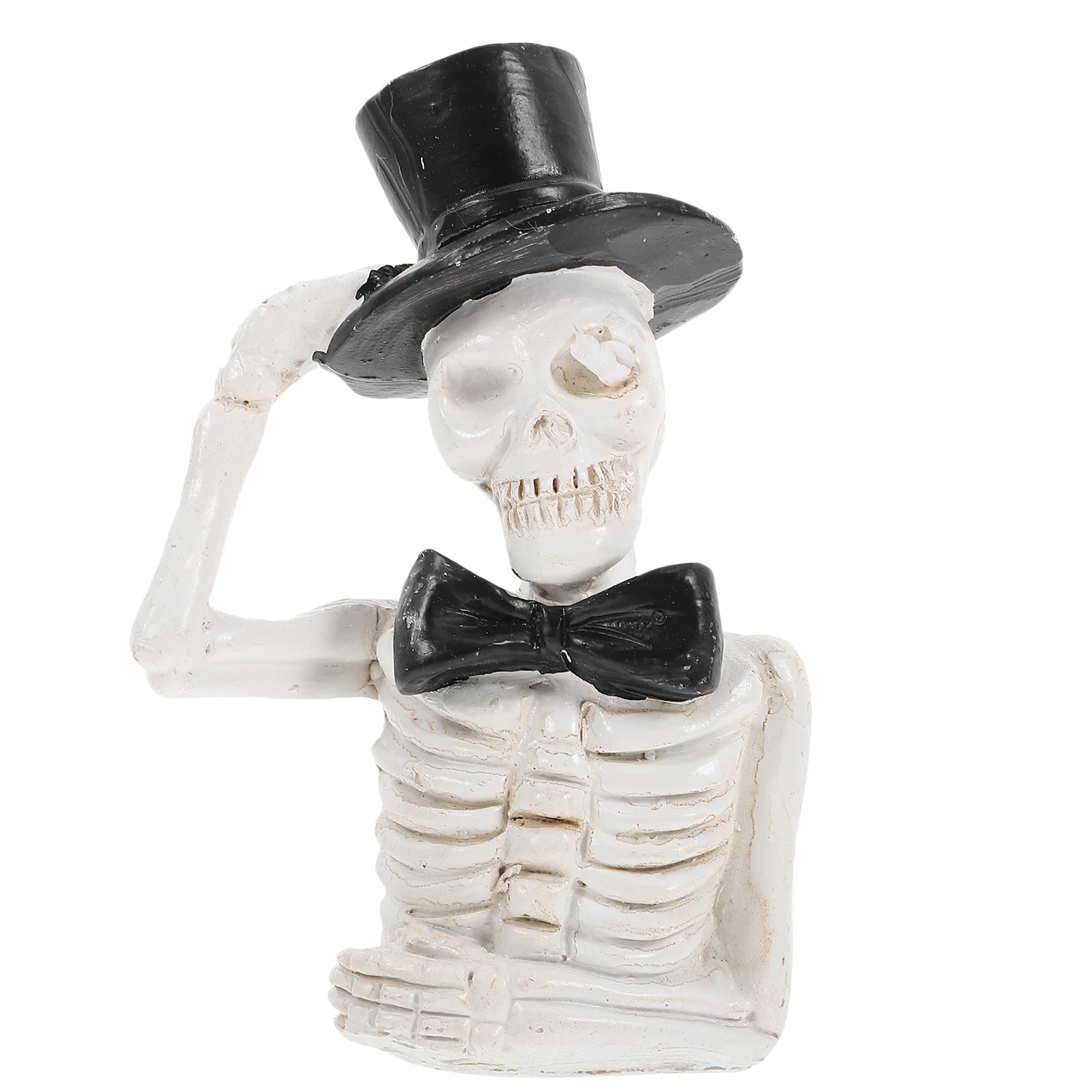 

Gentleman Ghost Decor Handmade Resin Halloween Party Decoration Exquisite Craftsmanship Desktop Ornament