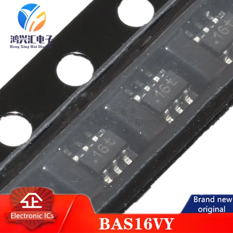 (10PCS) New/Original BAS16VY Package SOT-363 Code 16t BAS16