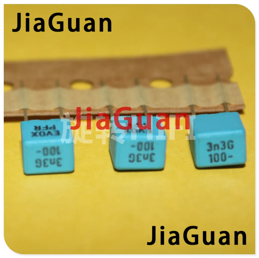 20PCS NEW EVOX PFR5 3300PF 100V P5MM MKP 332/100V film capacitor RIFA PFR 332 3300pf/100v 3.3NF 3N3 free shipping