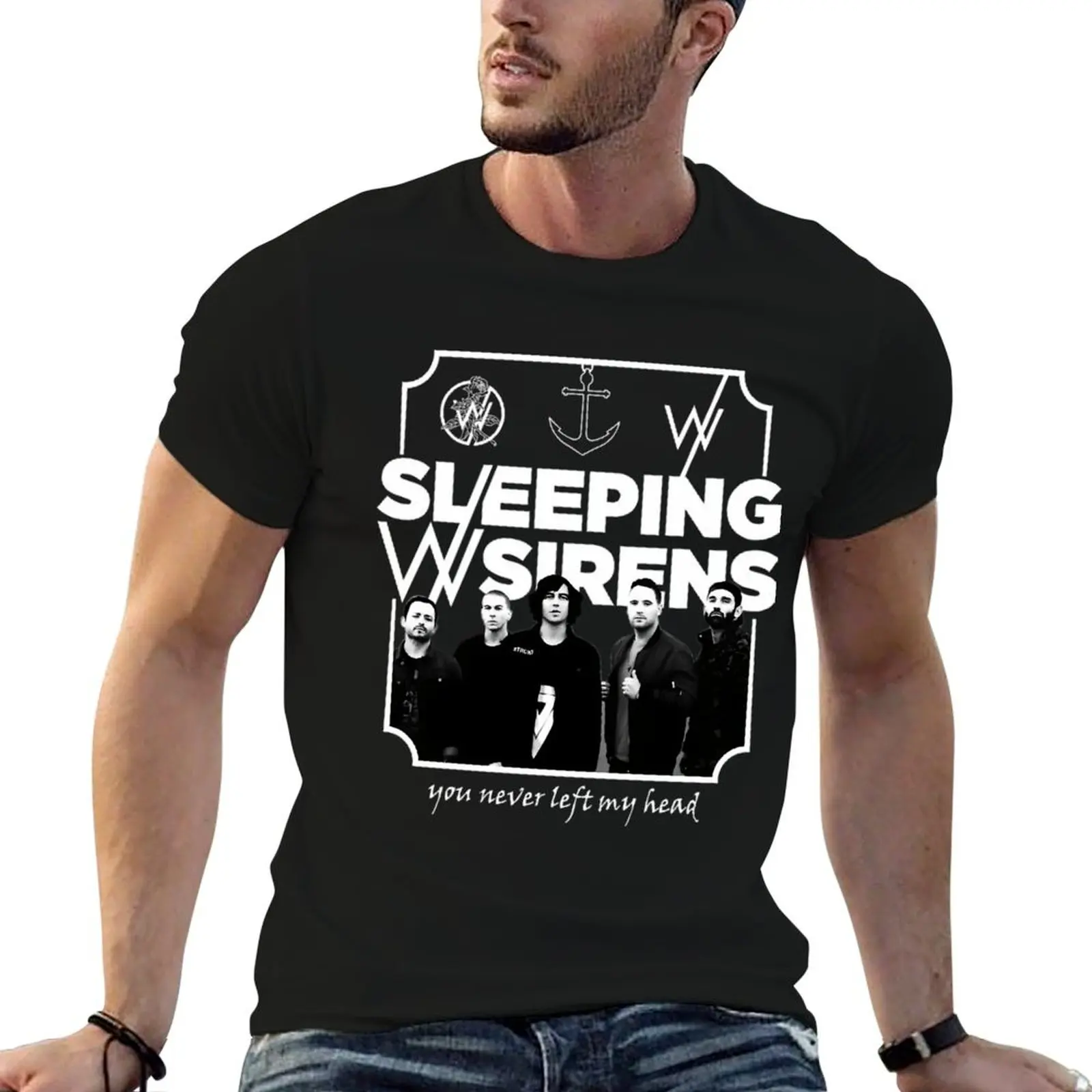Sleeping with sirens - Band T-Shirt Standard Fit Solid Tee Shirt