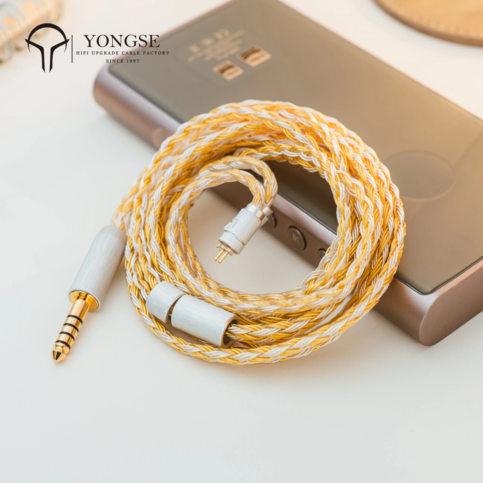 YONGSE Calendula S 24-core Silver-plated Monocrystalline Copper Earphone Upgrade Cable