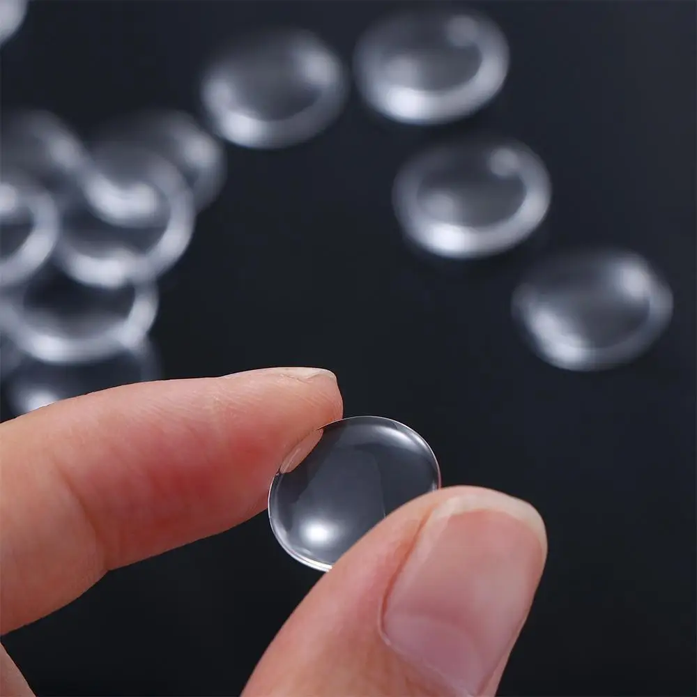 Making DIY Crafts Doll Eyeballs Clear Glass 14mm Flat Back Blyth Doll Eyes Glass Doll Eyes Glass Eye Chips Doll Eye Patch