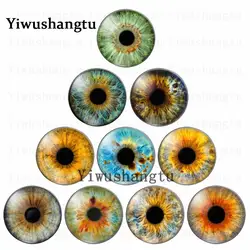 Animal Eye Ragdoll Toy Eyeball Mixed or pairs 12mm/20mm/25mm/30mm Round photo glass cabochon demo flat back Making findings