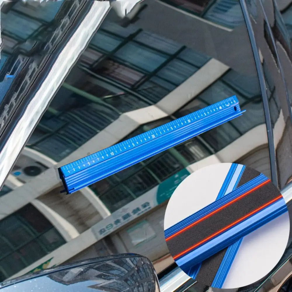 

Aluminum Alloy Straight Scale Ruler Straight Anti Slip Calibration Ruler Drawing Tool Multi-function Anti Slip Ruler Office