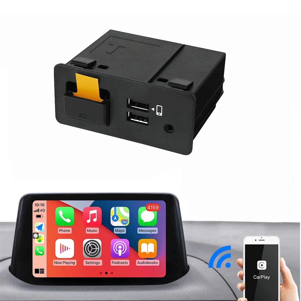 Wireless CarPlay And Android Auto For Mazda CX-3 2016-2019 USB Type-c Support Youtube Netflix AUX Original Map