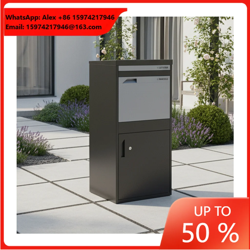 Apartment Steel Letter Boxes Safe Parcel Delivery Box Waterproof Mailing Mailbox Parcel Drop Box Smart Digital Locker Anti-Theft