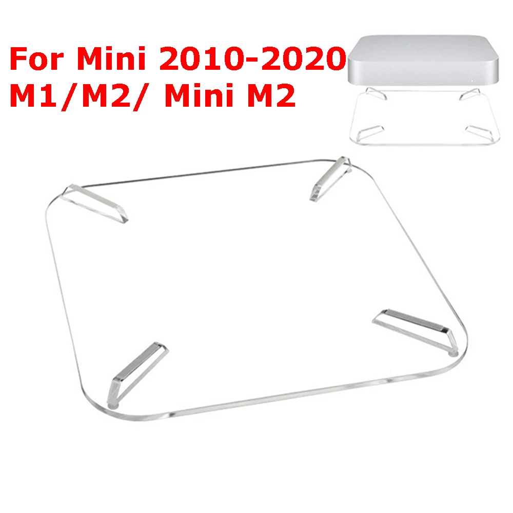 For Mini 2010-2020 M1/M2/ Mini M2 Pro/Mini 2023 Desk Support Base Transparent Anti-Slip Bracket