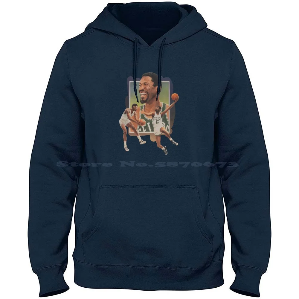 Bill Russell ( 8 ) 100% Cotton Hoodie T Shirt Basketball Rip Bill Russell Legend Bill Russell Dead Bill Russell Death 1934 2022