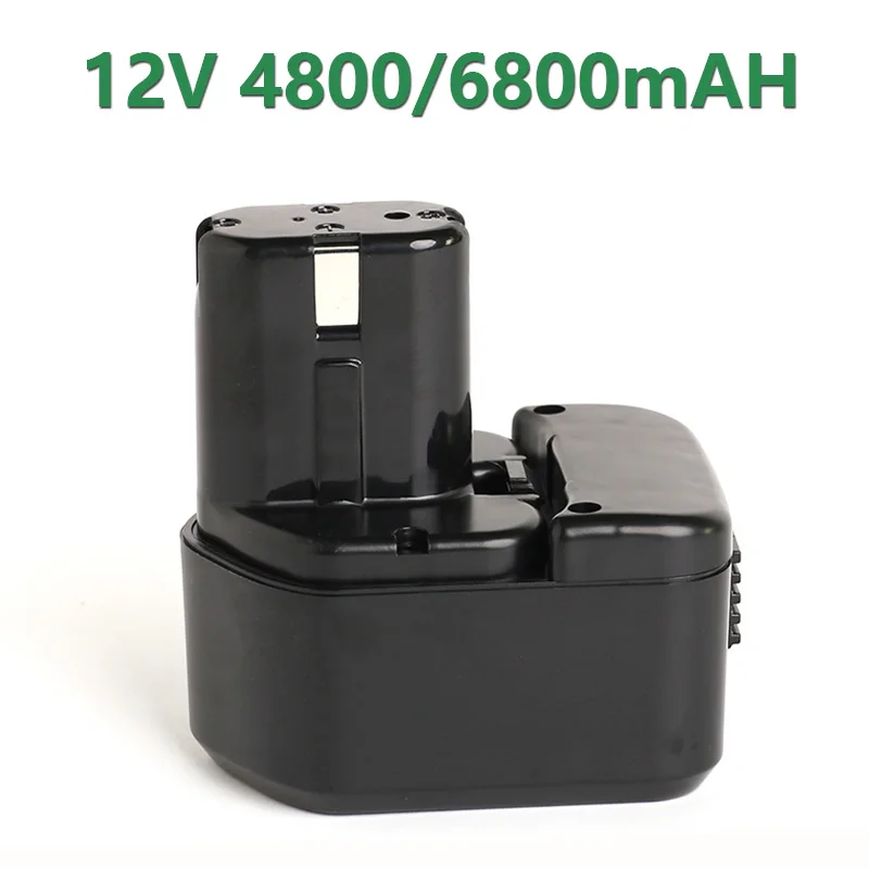 Neue 12V batterie 4800/6800mAH 12V rechargeble Batterie für Hitachi EB1214S 12V EB1220BL EB1212S WR12DMR CD4D DH15DV c5D, DS 12D