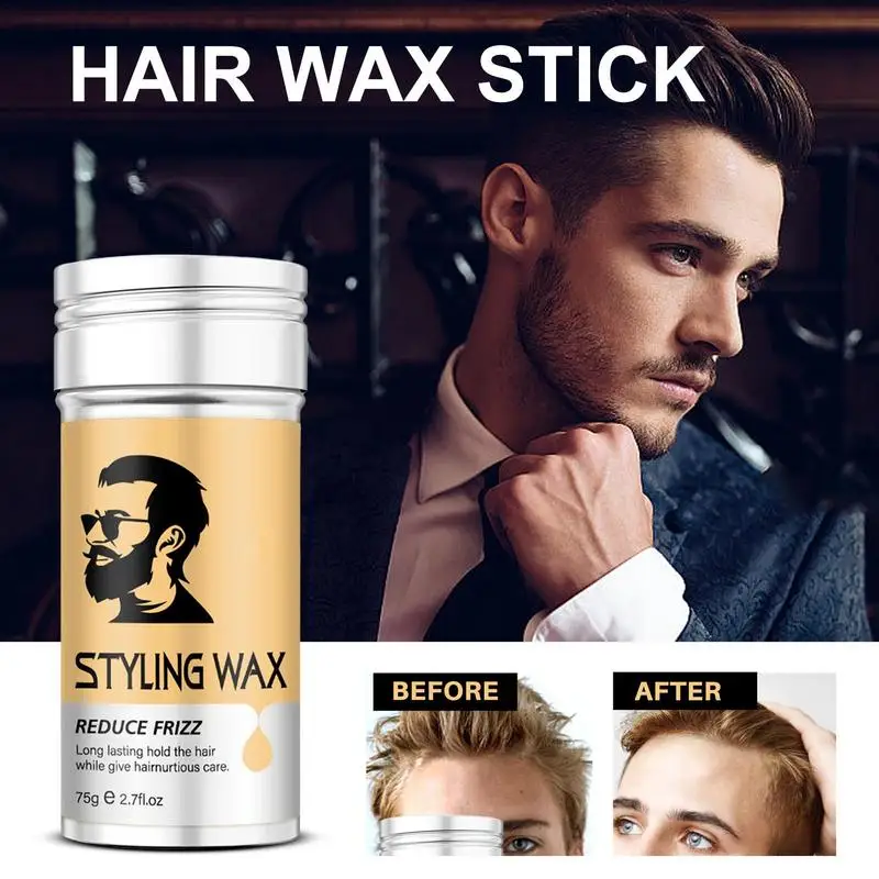 

Hair Slick Stick Slick Flyaways Hair Styling Wax Stick Non-greasy Styling Wax Long Lasting Strong Hold Styling Waxes 75g