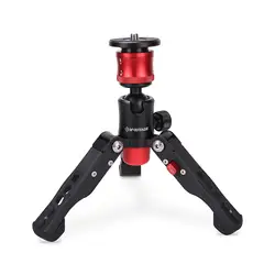 IFOOTAGE Portable Tabletop Mini Tripod Mount with 360° Degree Rotatable Ball-Head,Quick Release Platform,Max Load 17.6 lbs