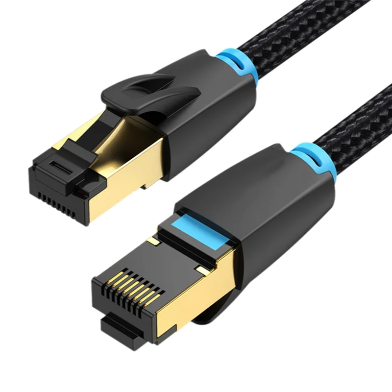 

Ethernet-кабель REPLA длиной 8 8 м, 40 Гбит/с, 2000 МГц, патч-корд RJ45, высокоскоростной сетевой шнур для игр, ноутбука, маршрутизатора