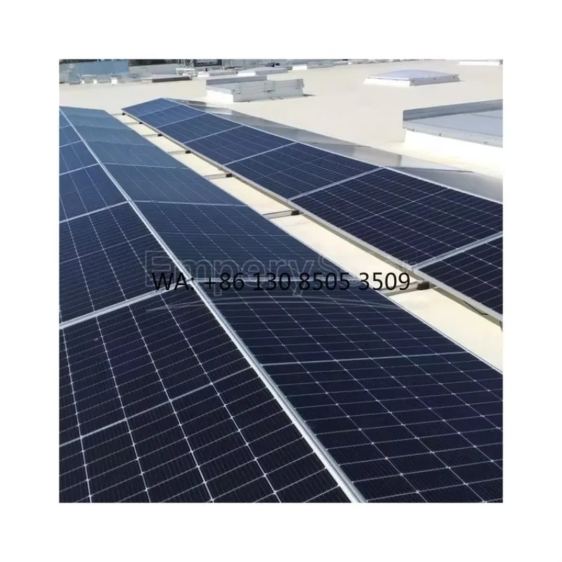 

EmperySolar Flat Roof Aluminum Alloy Triangular Support Movable Adjustable Angle Ballasted Mounting System 20+ Year Warranty