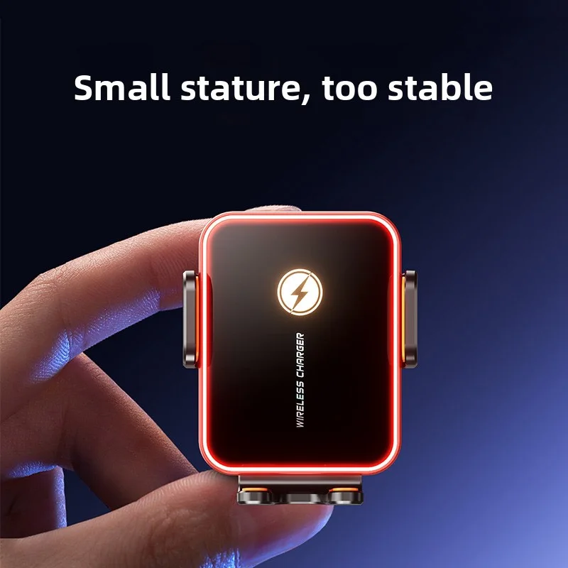 SD15 car holder new model with charging induction car air outlet three-axis linkage car mobile phone wireless charging