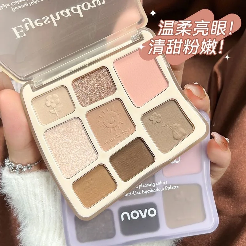 

Multi-Color Silky Twinkle Comprehensive Eyeshadow Palette Nude Warm Natural Matte Glitter Pearly EyeShadow Women Makeup Cosmetic