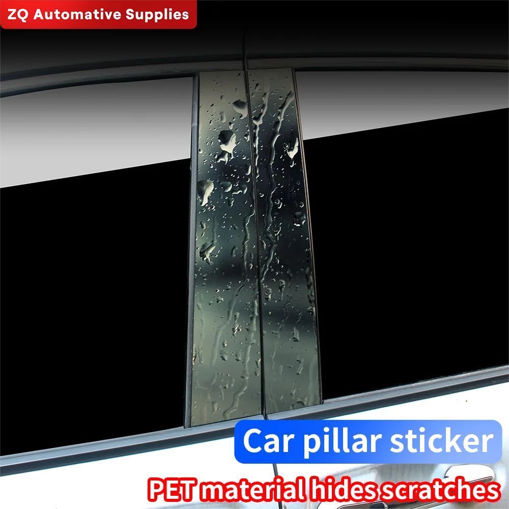 Glass Vapor Car Stickers Auto B Pillar Waterproof Funny Decoration Cover Scratches Sunscreen Car Doors Pillar Vinyl Decals