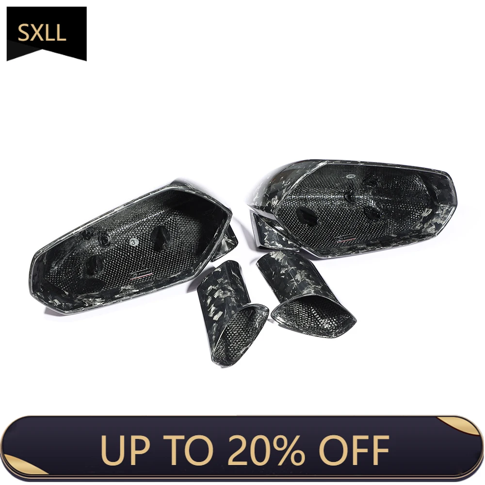 SXLL Aventador LP700 LP720 2012 + Exterior Mirror Cap Rearview Mirror Cap Forged Carbon Mirror