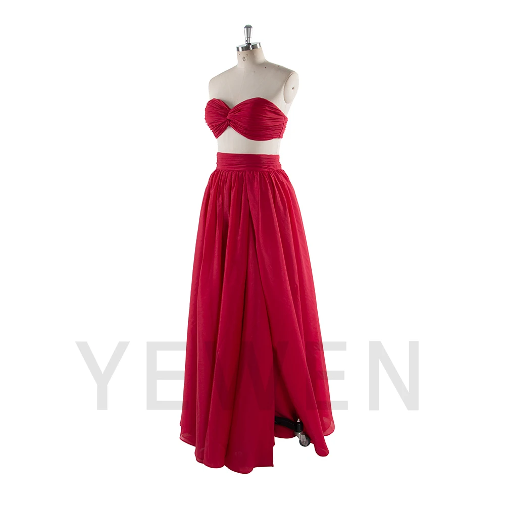 2 Piece Set Special Event Dress Glam Gown Vestidos De Fiesta YW251039