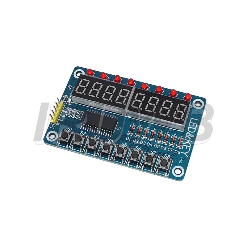 TM1638 Module Key Display For AVR Arduino New 8-Bit Digital LED Tube 8-Bit