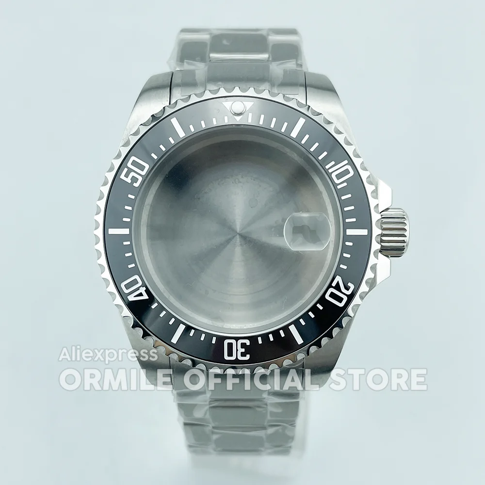 

43.5mm DEEP SEA Homage Big and High Quality Watch Case with Bracelet for NH35A Movement 500M Water-Resistant 50Bar