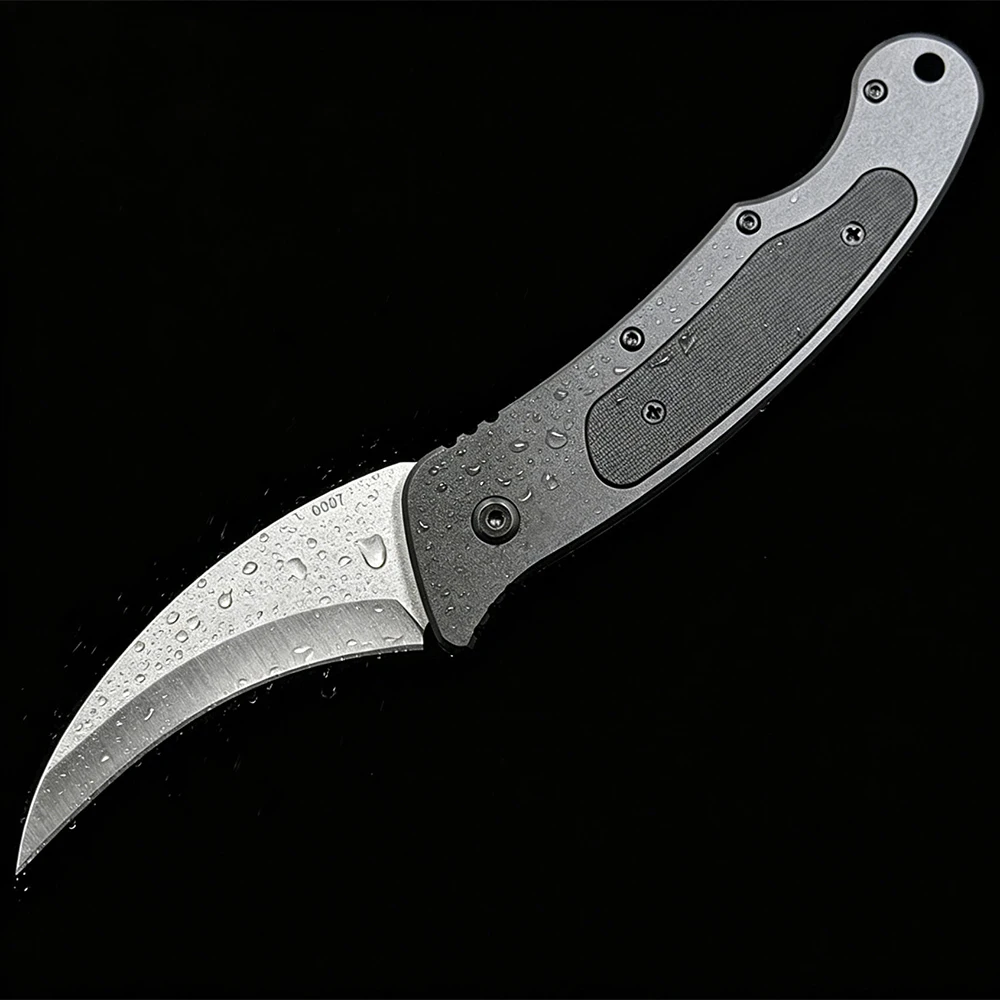 AT EMR Elvia folding knife Aluminum/G-10 Handle 154CM blade knives