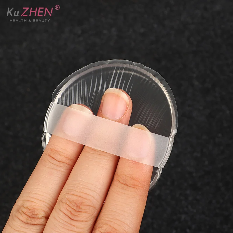 1 st Zachte Siliconen Gel Poederdons Voor Cosmetische Gezicht Foundation BB Cream Geen Poedervormige Eten Poeder Cosmetische Bladerdeeg Makeup Tools