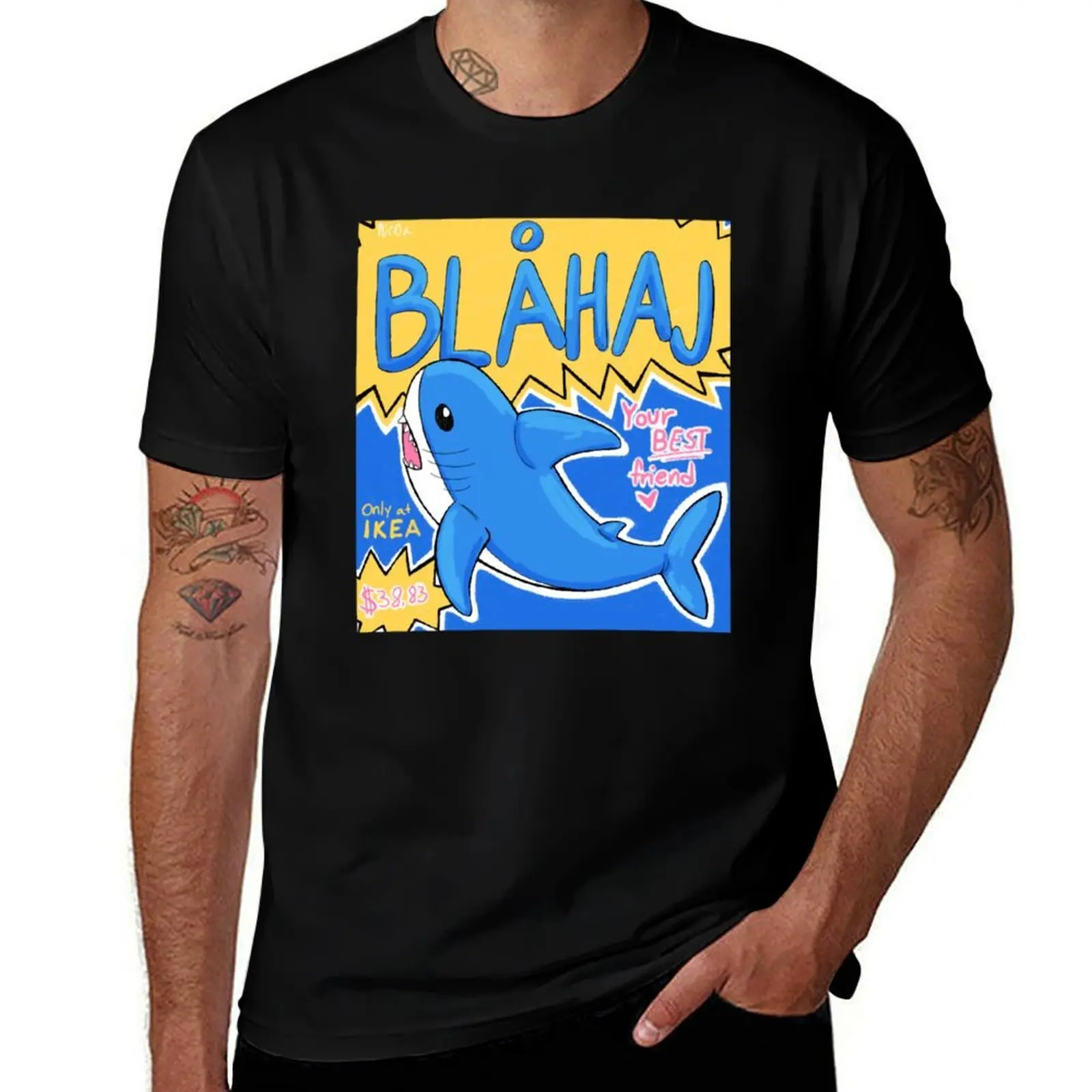 

blhaj T-Shirt man t shirts cotton t shirt man plain T-Shirt