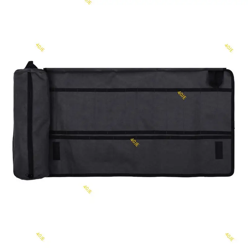 40JE Tool Roll مع جيوب متعددة لمختلف الأدوات والملحقات المنظمة