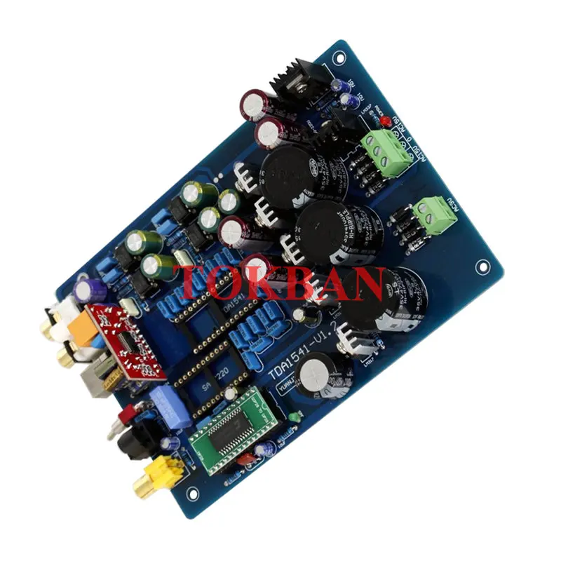 Tokban TDA1541 Optical Coaxial Decoder Board CS8412 NE5534 Does Not Include TDA1541 SAA720 IC for Diy Amplifier Audio