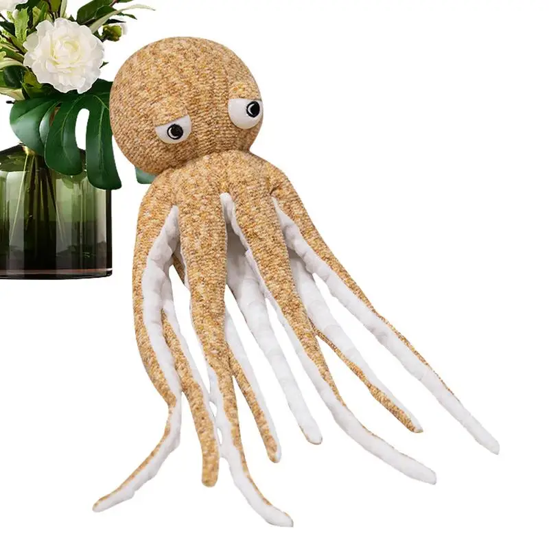 Pulpo de peluche realista para niños, juguete relajante para dormir, 40CM, ideal para cumpleaños y amantes