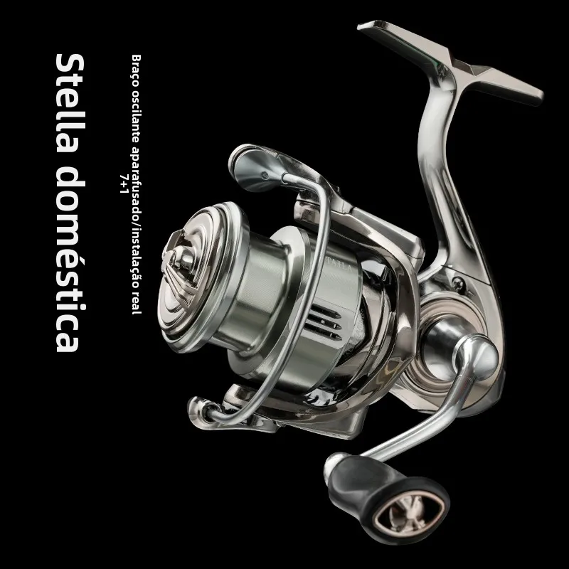 ステラ-stl-中国製スピニングリール-シャローカップ-ロードルアー-フルメタル-防錆-長距離投げ-海釣り-ダブルクランク