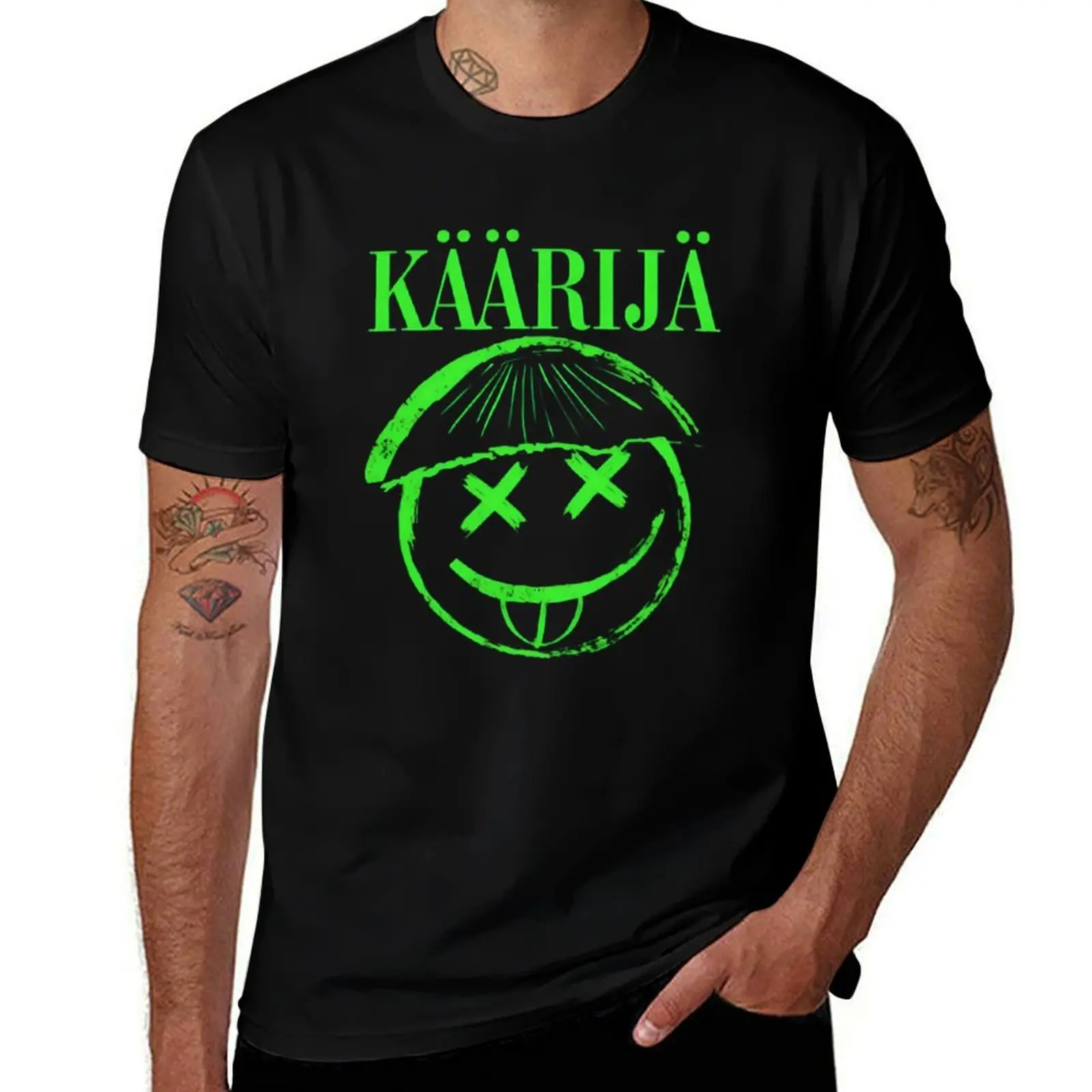 kaarija cha cha cha bang 3 T-Shirt oversized graphic tee customs design your own cotton graphic tees plain black t shirts men