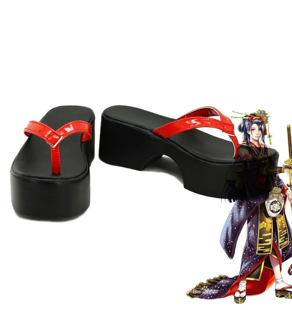 Touken Ranbu Online Game Jiroutachi Cosplay Shoes Boots Custom Made