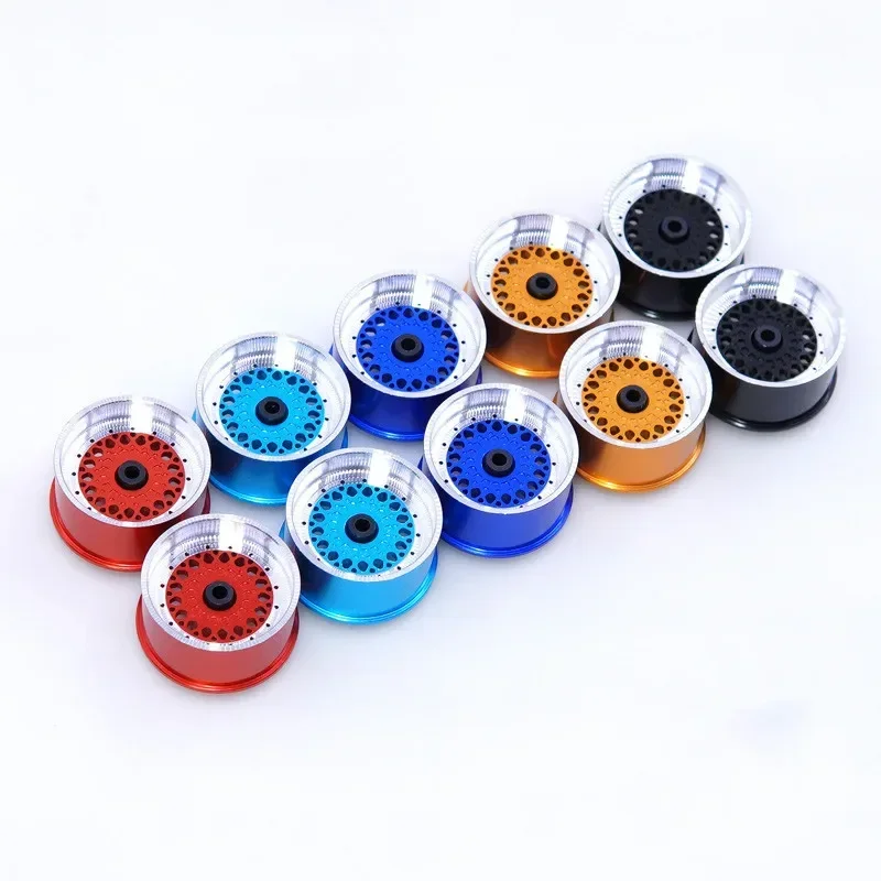 

Mini 4WD Middle Diameter Lightweight Wheels Self-made Parts For Tamiya MINI 4WD Colored Wheel w/Aluminum Disc L022 1Set /lot