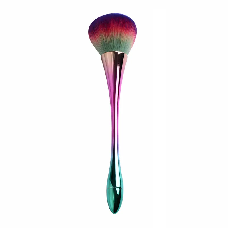 메이크업 브러쉬 Gold Powder Brush Professional Nail Art Make Up Brush Large Cosmetic Face Cont Cosmetic Face Cont Colorete Make Up Tool