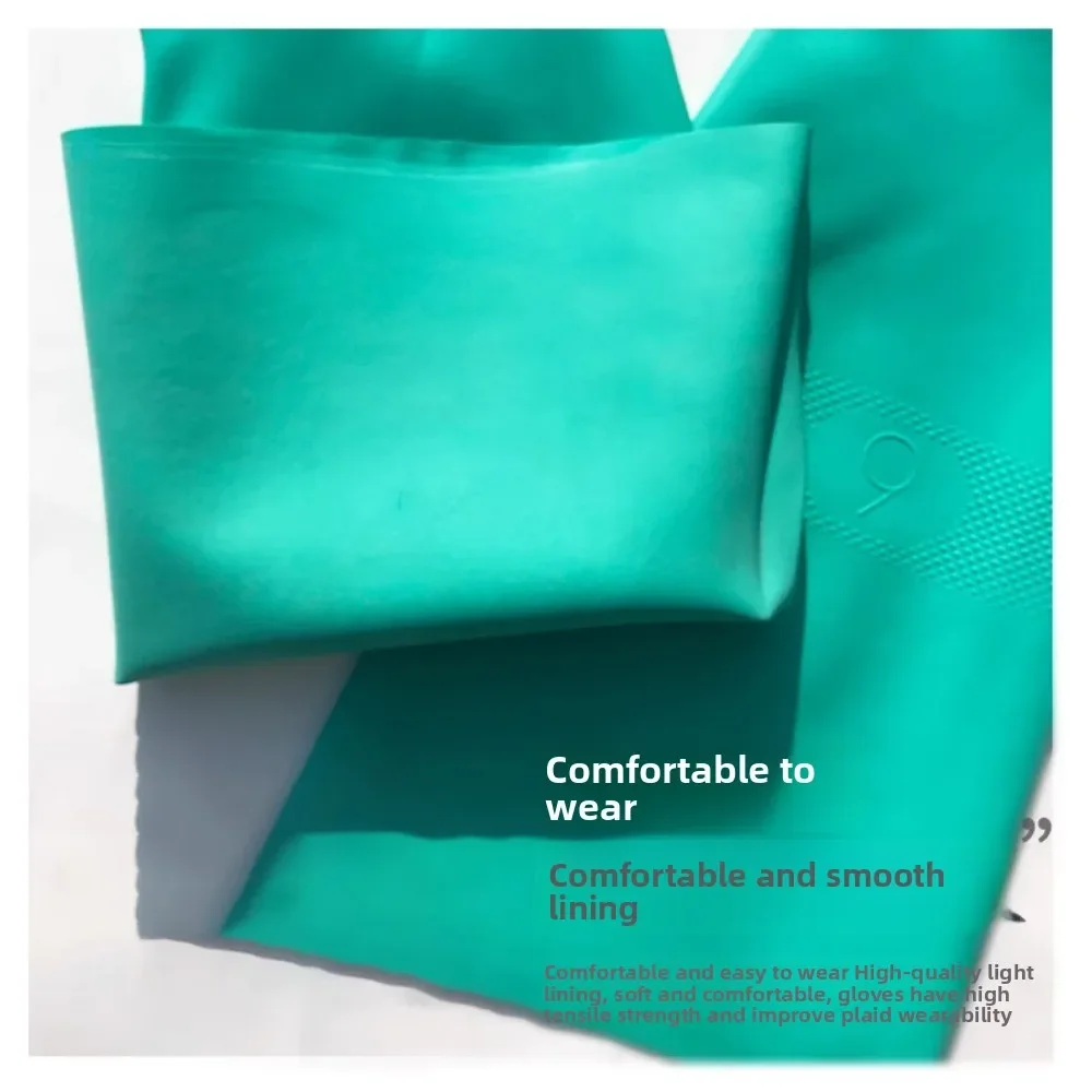 High-Performance Green Nitrile Gloves Specifically Designed for Chemical Laboratories & Food Processing work out gloves luva