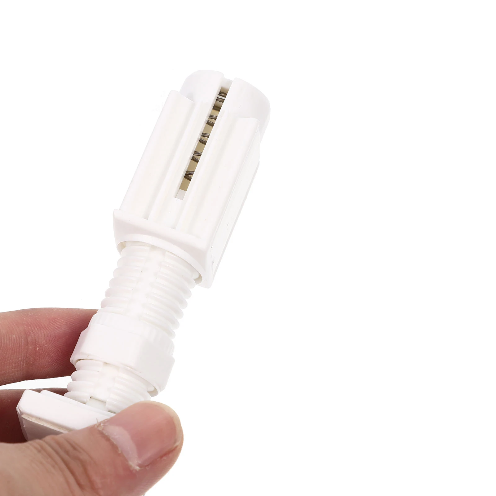 

2Pcs No Drill Venetian Blind Brackets White Plastic Mounting Brackets for Inside Mount Louver Curtain Fixing Bracket