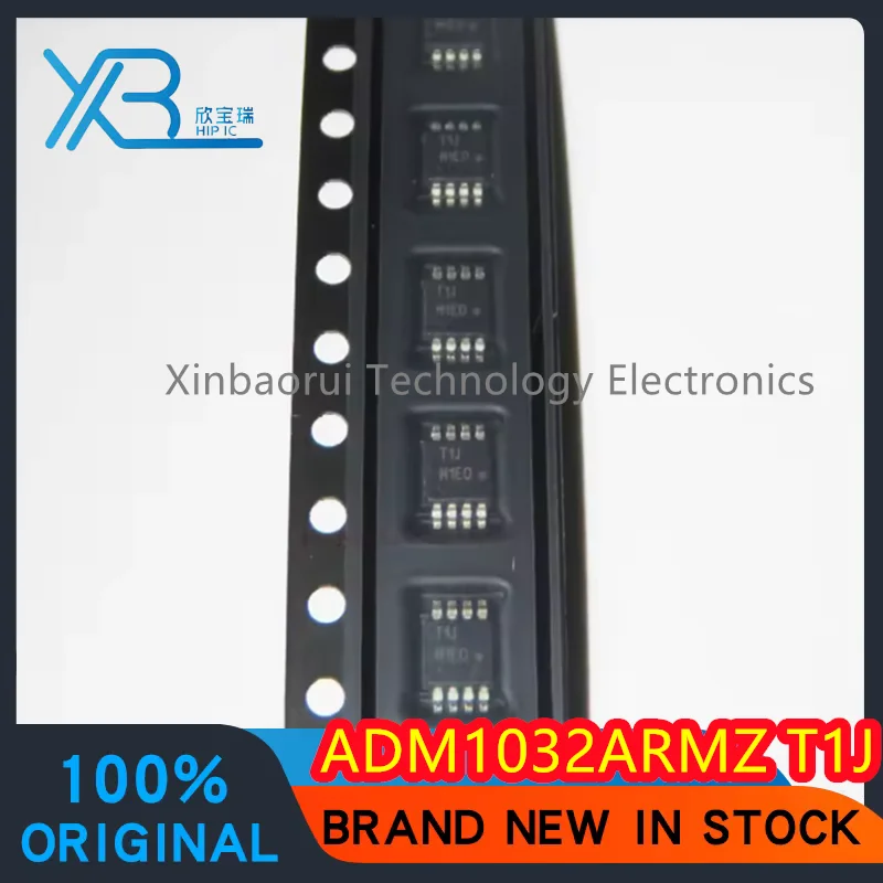 

(1/10pieces) ADM1032ARMZ ADM1032A parts mark T1J temperature sensor chip MSOP-8 100% brand new original electronics