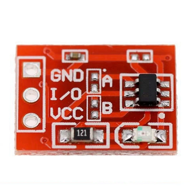 Botón Táctil Modular de autobloqueo, interruptor capacitivo de Jog, transformación de un solo canal, 250 piezas, Ttp223