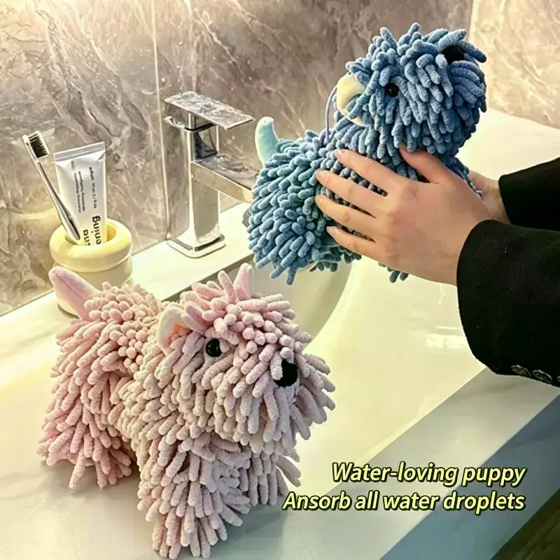 toalha-de-mao-fofa-com-desenho-de-cachorrinho-para-cozinha-e-banheiro-montada-na-parede-toalha-de-chenille-absorvente