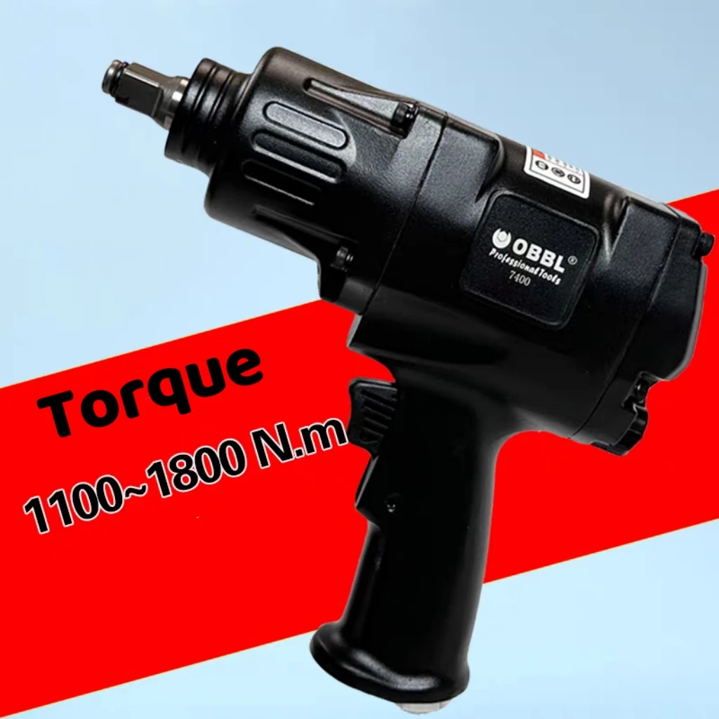 

1/2 Inch Industrial Pneumatic Air Impact Wrench, Small Air Hammer, High Torque, Heavy-Duty Auto Repair Tool